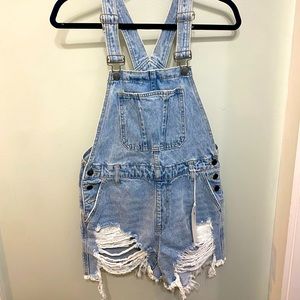 Brand new ✨ Denim overalls from Pink Lily Boutique. Super cute for summer.
